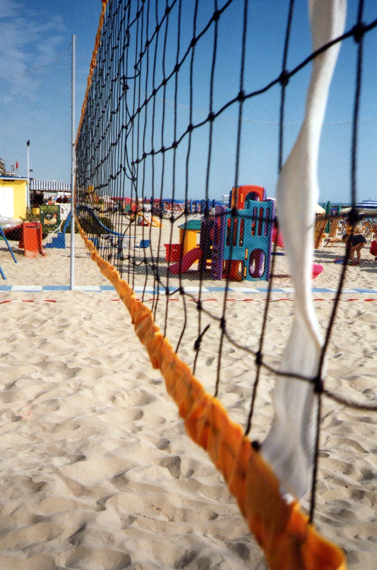 la rete da pallavolo